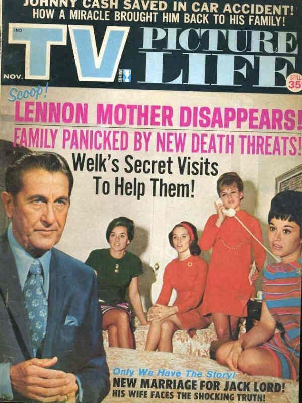 TV PICTURE LIFE magazine side cover November 1970