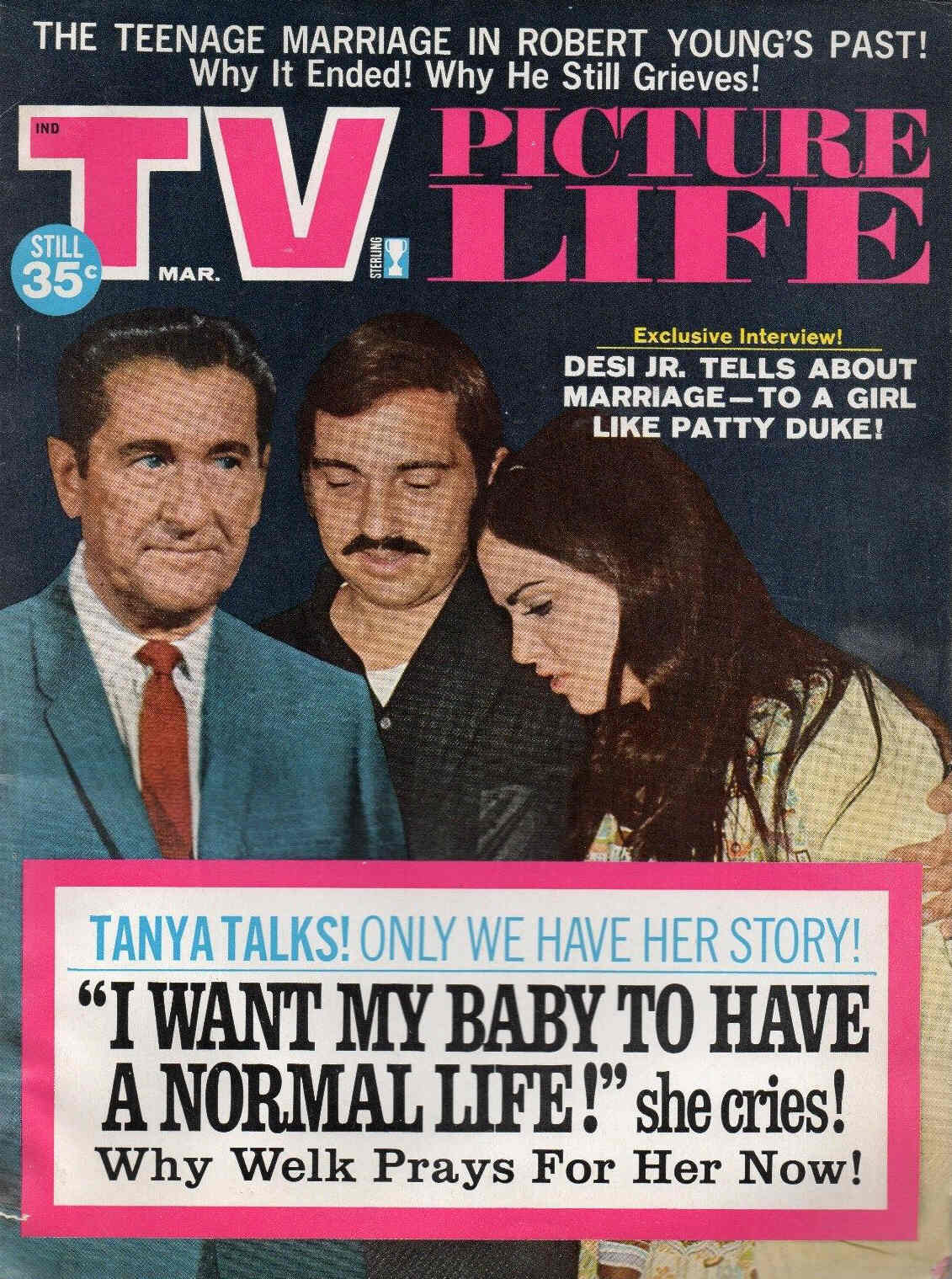 TV PICTURE LIFE magazine side cover March 1971