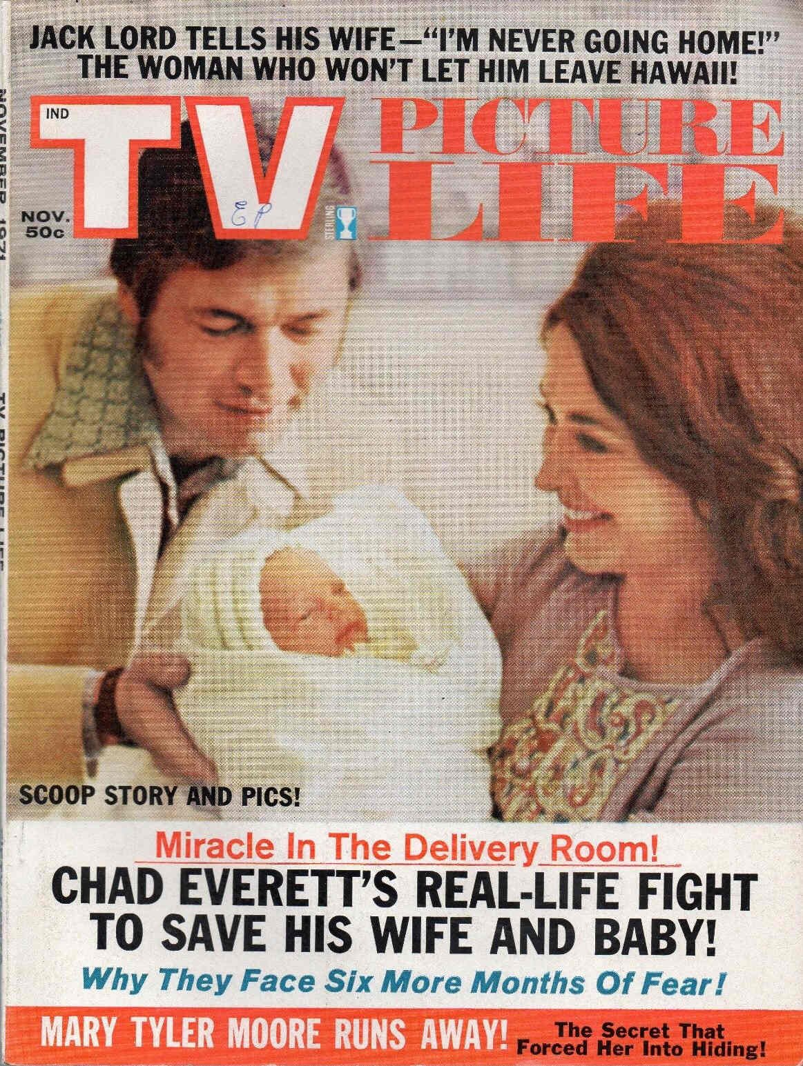TV PICTURE LIFE magazine side cover November 1971