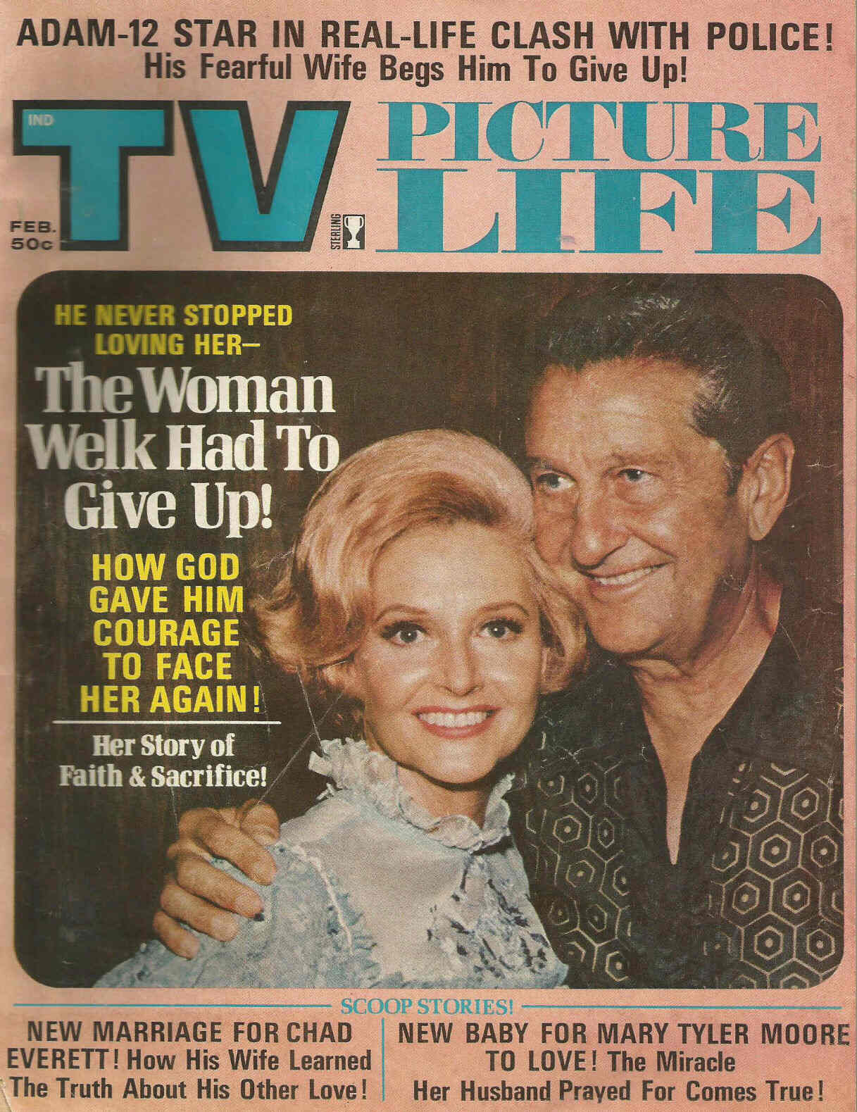 TV PICTURE LIFE magazine side cover February 1972