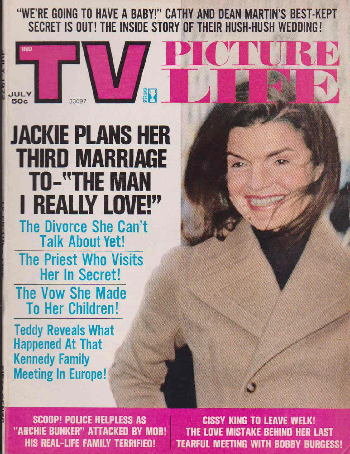 TV PICTURE LIFE magazine side cover July 1972