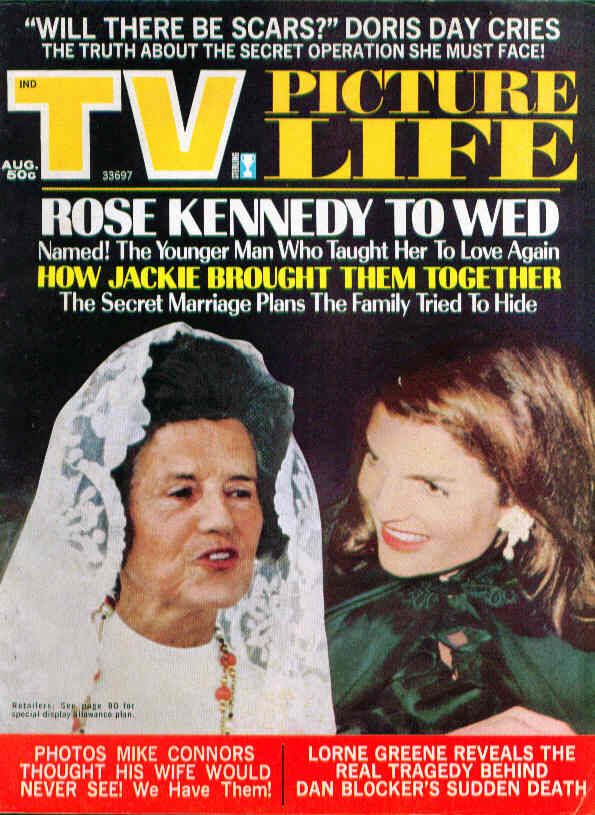 TV PICTURE LIFE magazine side cover August 1972