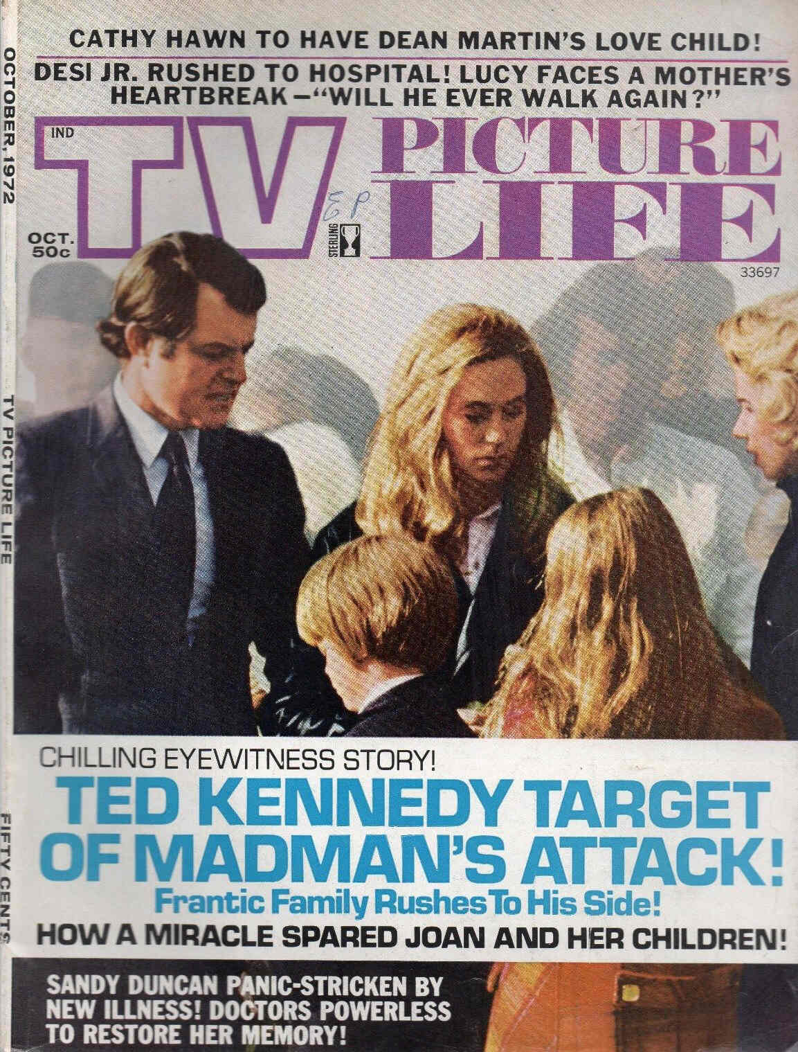 TV PICTURE LIFE magazine side cover October 1972