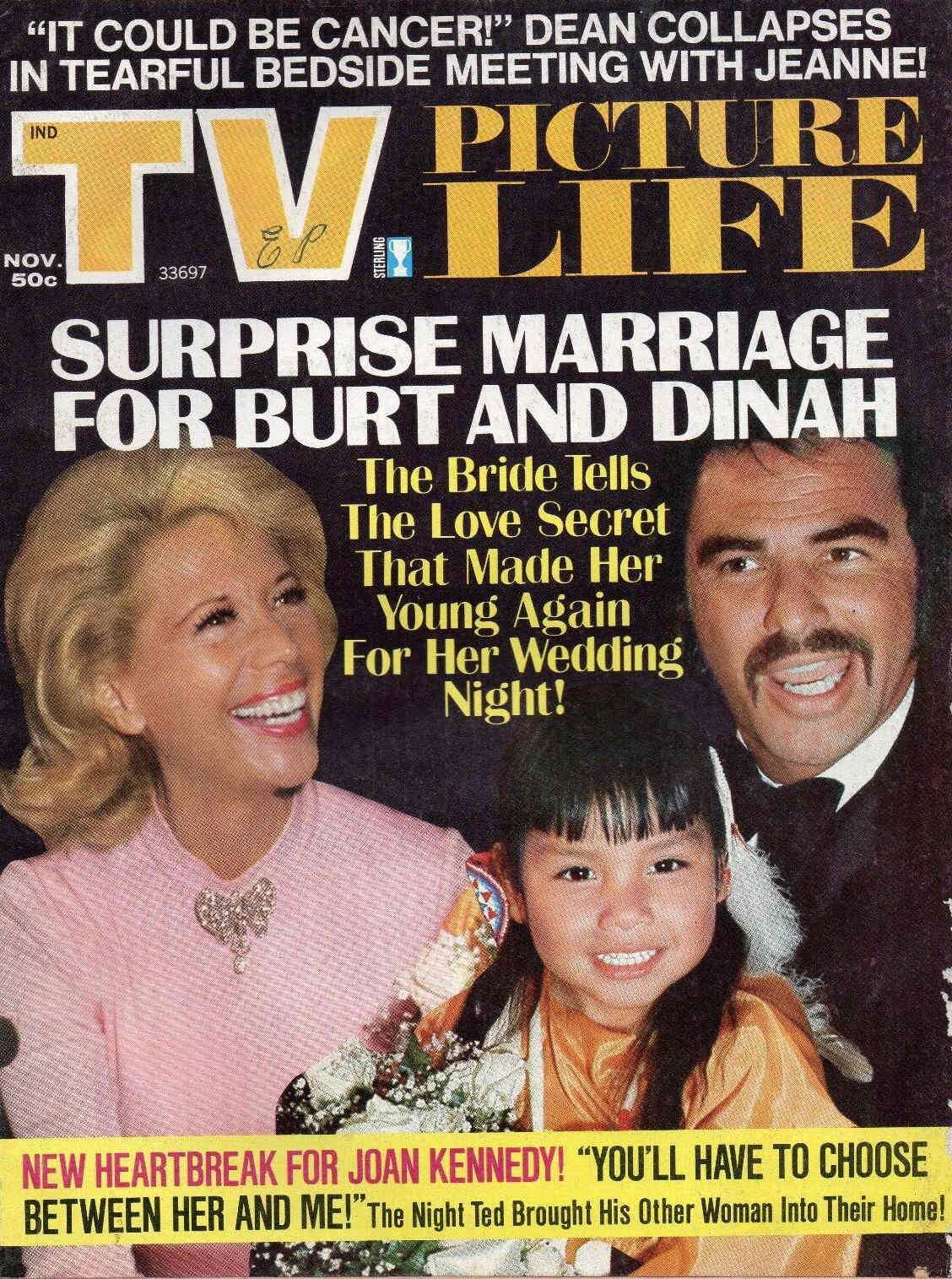 TV PICTURE LIFE magazine side cover November 1973