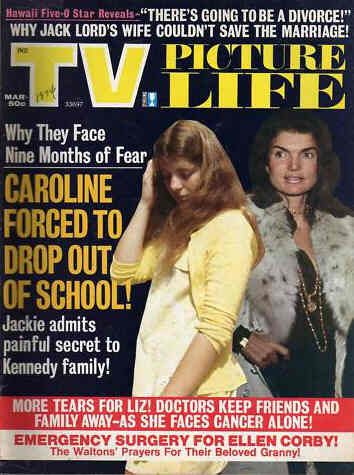 TV PICTURE LIFE magazine side cover March 1974