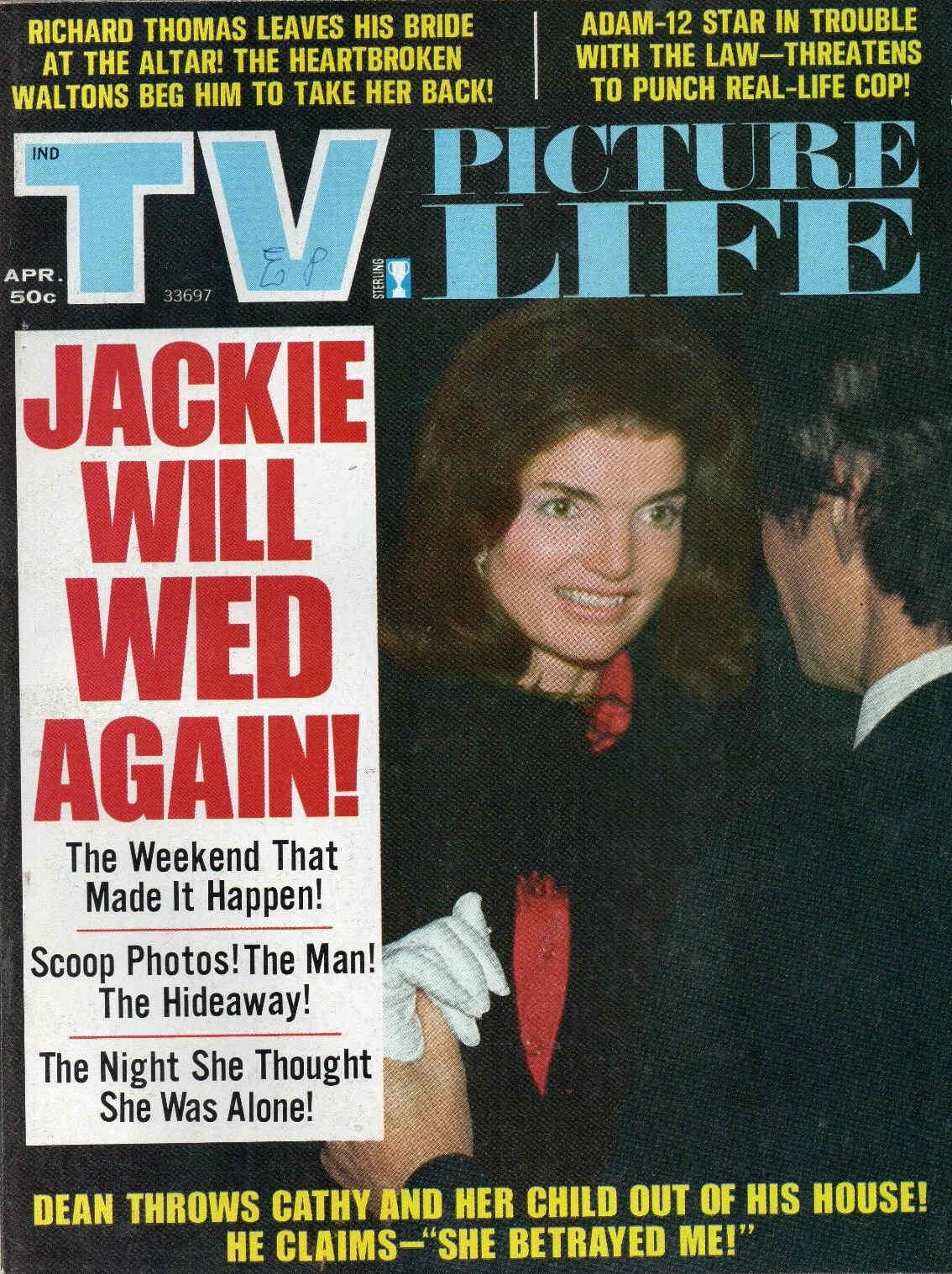TV PICTURE LIFE magazine side cover April 1974