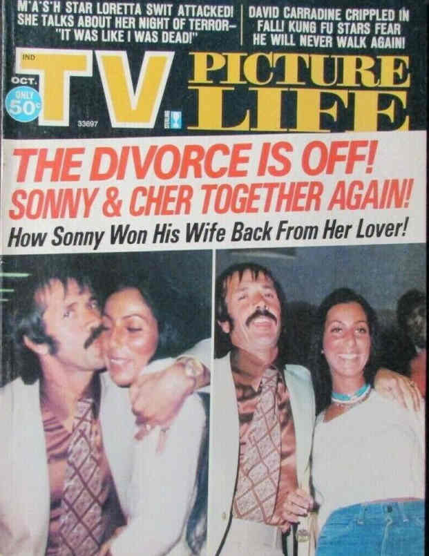 TV PICTURE LIFE magazine side cover October 1974