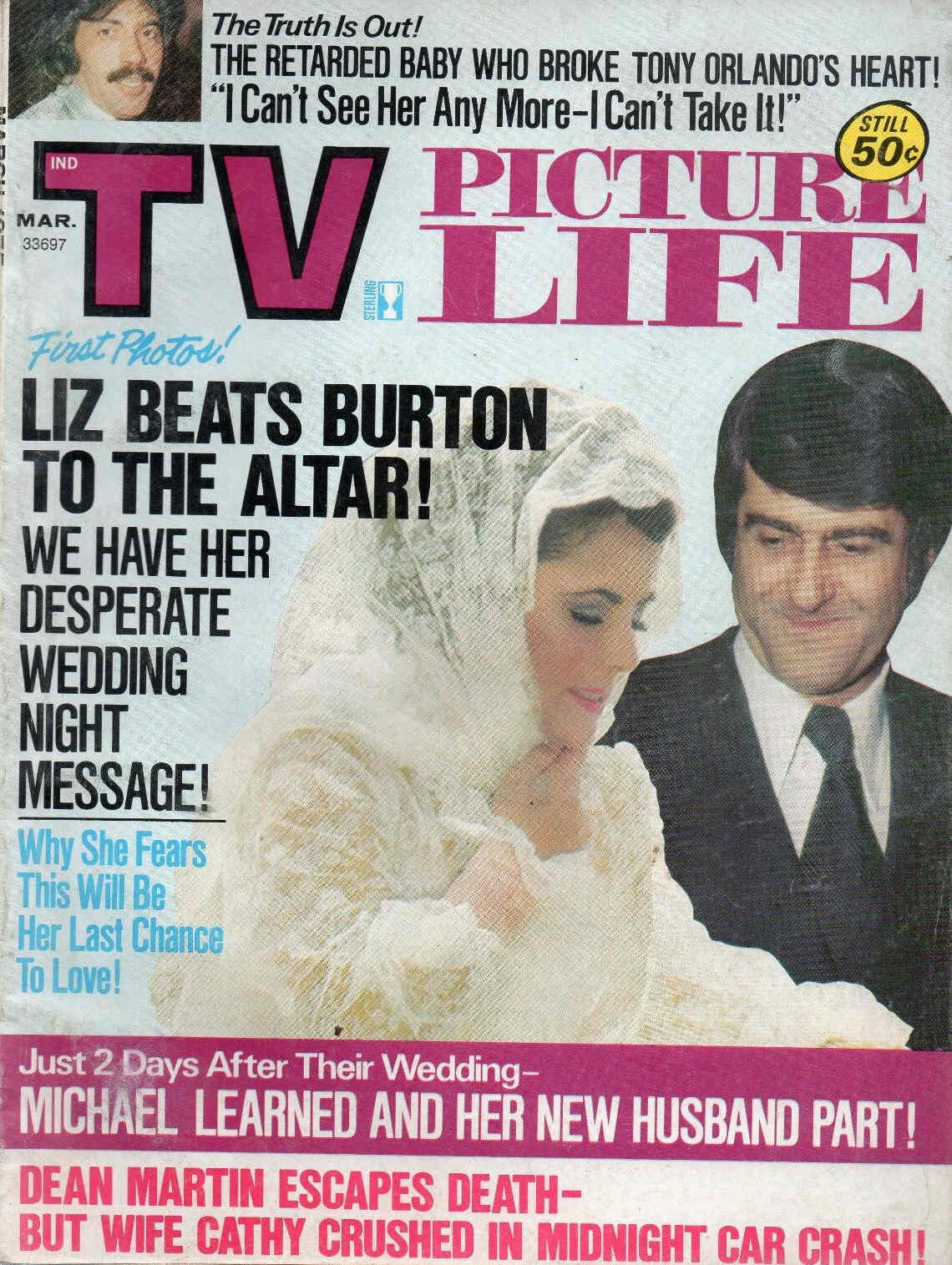 TV PICTURE LIFE magazine side cover March 1975