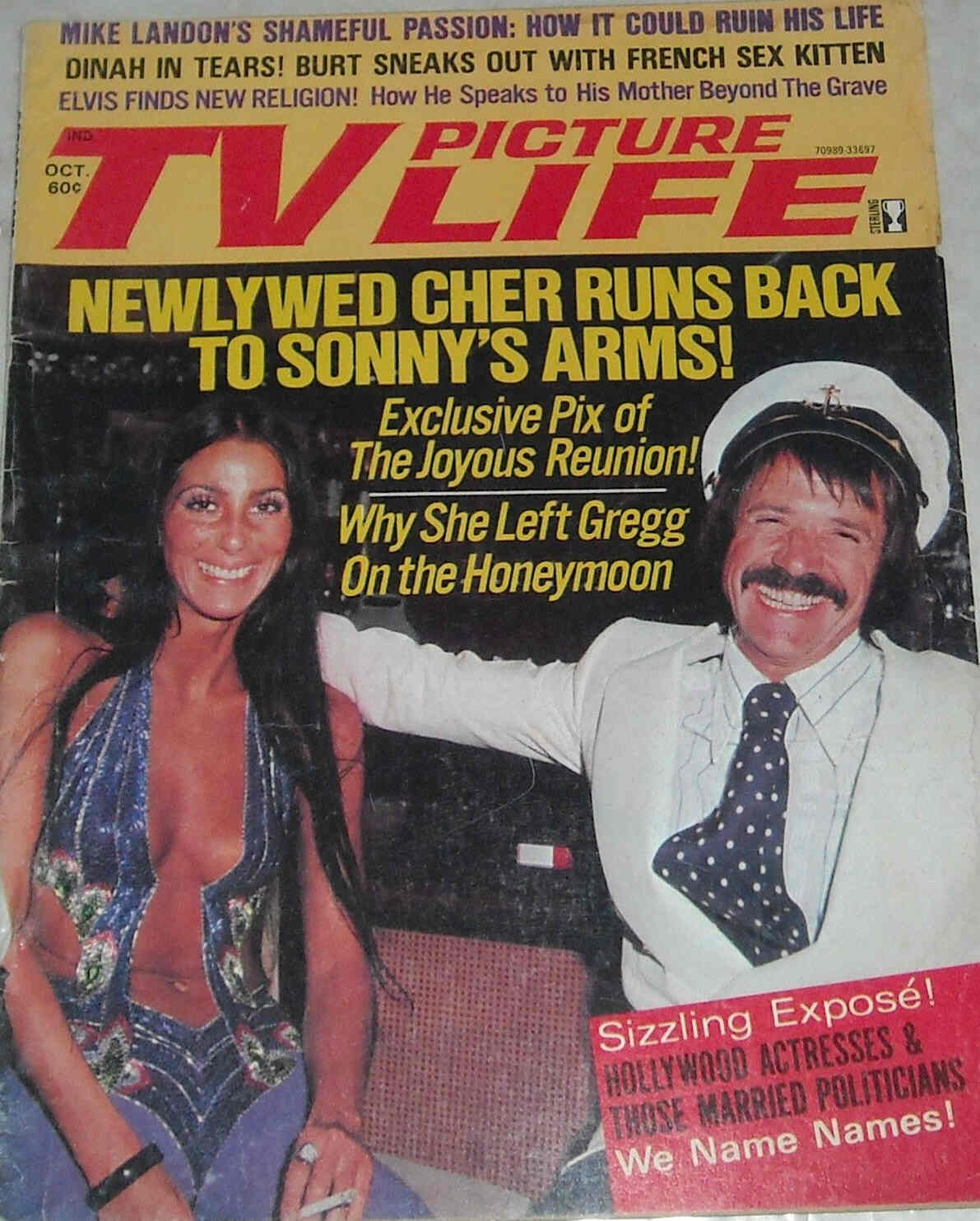 TV PICTURE LIFE magazine side cover October 1975