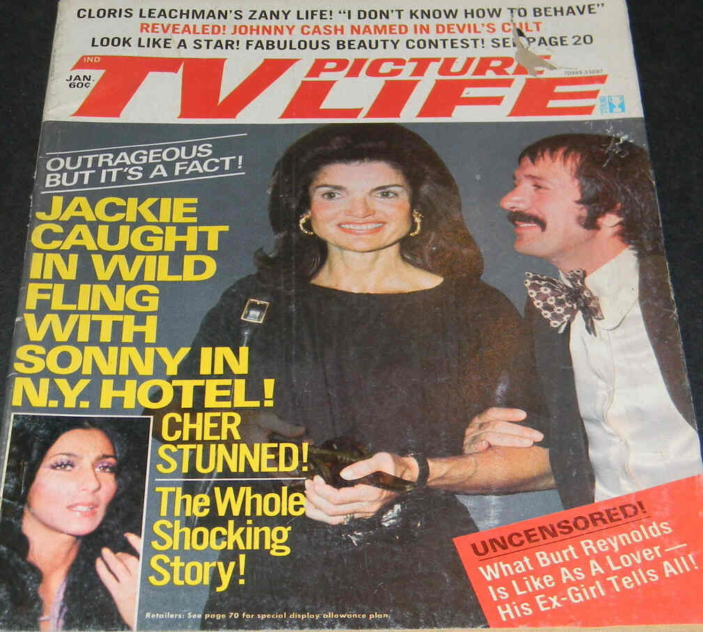 TV PICTURE LIFE magazine side cover January 1976