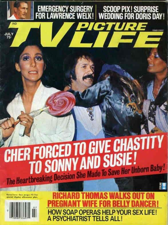 TV PICTURE LIFE magazine side cover July 1976