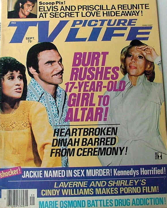 TV PICTURE LIFE magazine side cover September 1976