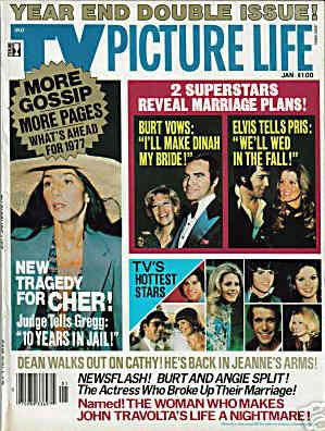 TV PICTURE LIFE magazine side cover January 1977