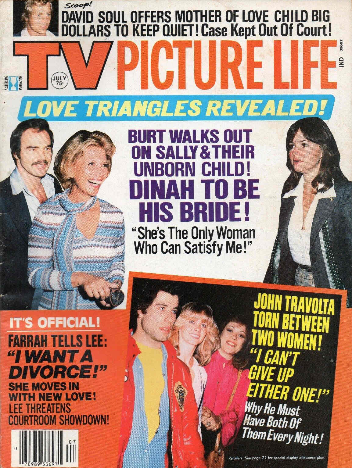 TV PICTURE LIFE magazine side cover July 1978