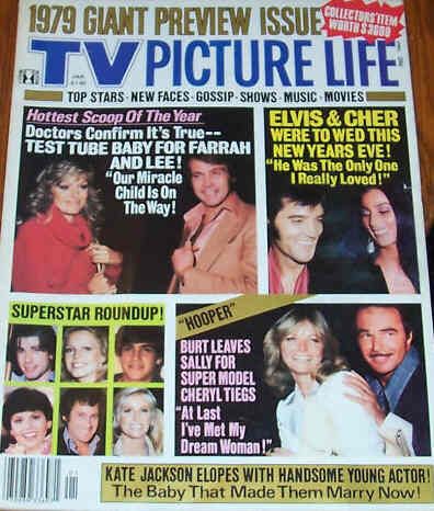 TV PICTURE LIFE magazine side cover January 1979