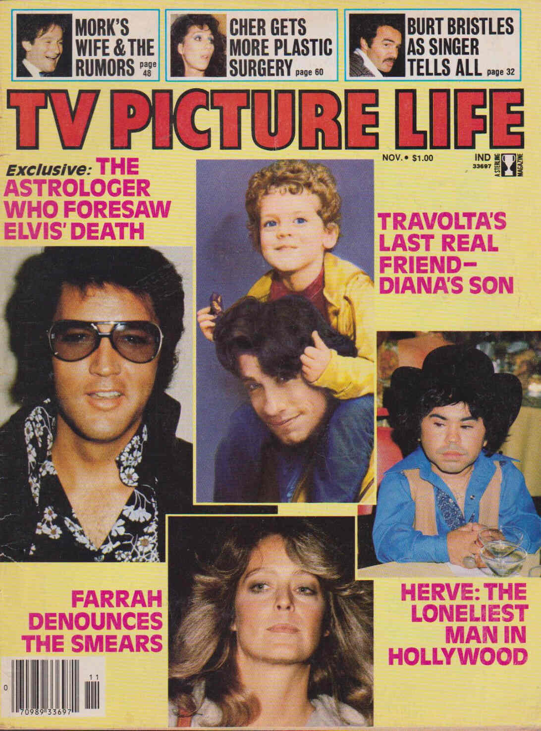 TV PICTURE LIFE magazine side cover November 1979