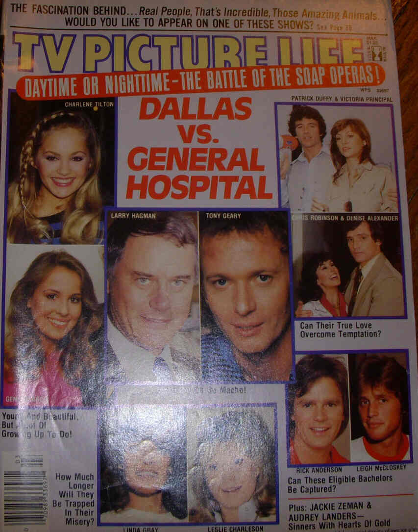TV PICTURE LIFE magazine side cover March 1981