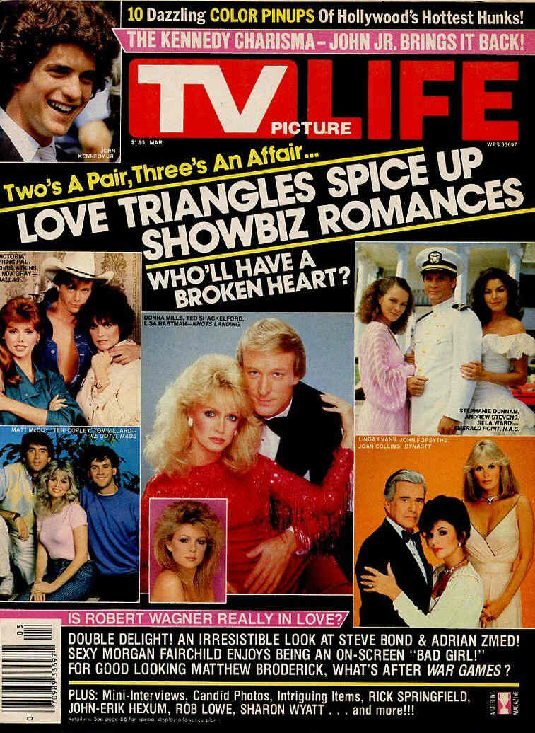 TV PICTURE LIFE magazine side cover March 1984