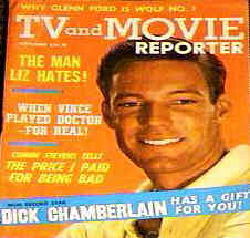 TV AND MOVIE REPORTER magazine side cover September 1963