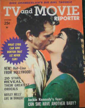 TV AND MOVIE REPORTER magazine side cover January 1964
