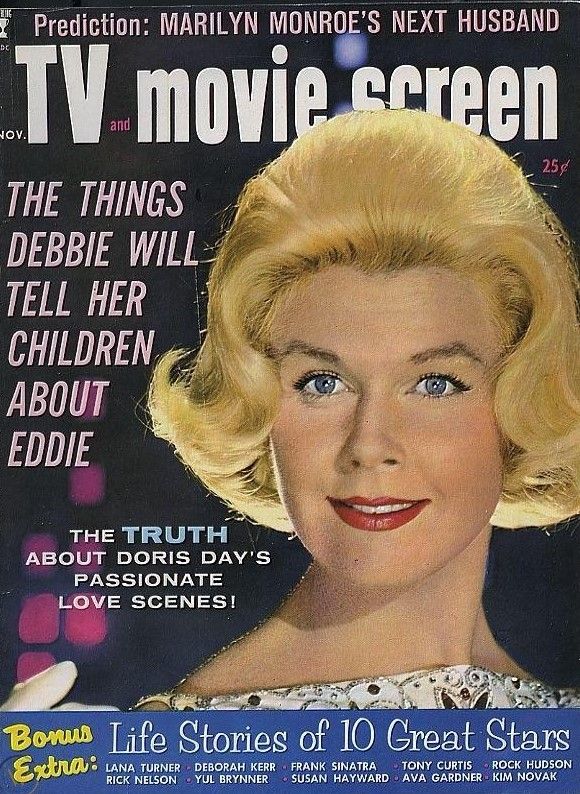 TV AND MOVIE SCREEN magazine side cover  November 1960