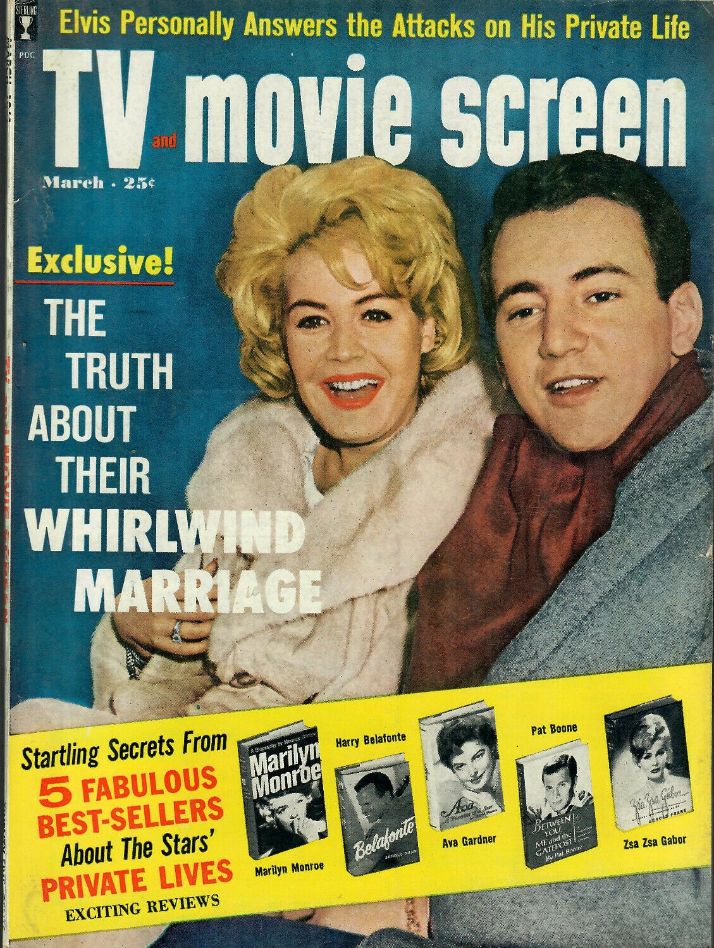 TV AND MOVIE SCREEN magazine side cover  March 1961