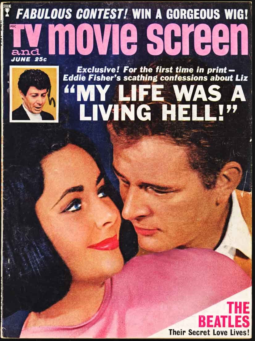 TV AND MOVIE SCREEN magazine side cover  June 1964