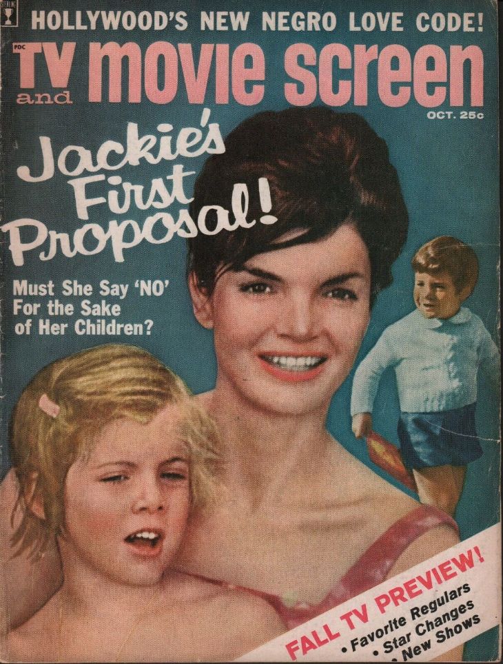 TV AND MOVIE SCREEN magazine side cover  October 1964