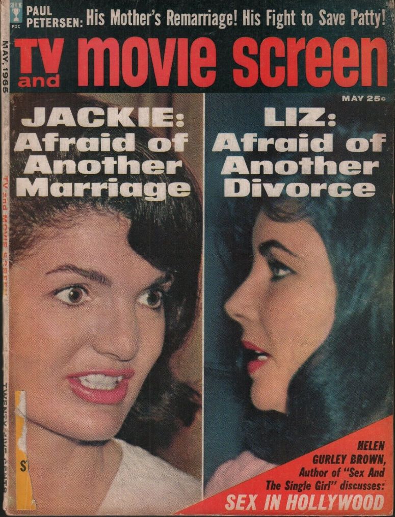 TV AND MOVIE SCREEN magazine side cover  May 1965