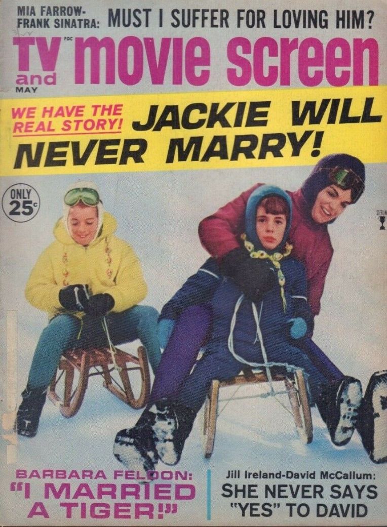 TV AND MOVIE SCREEN magazine side cover  May 1966