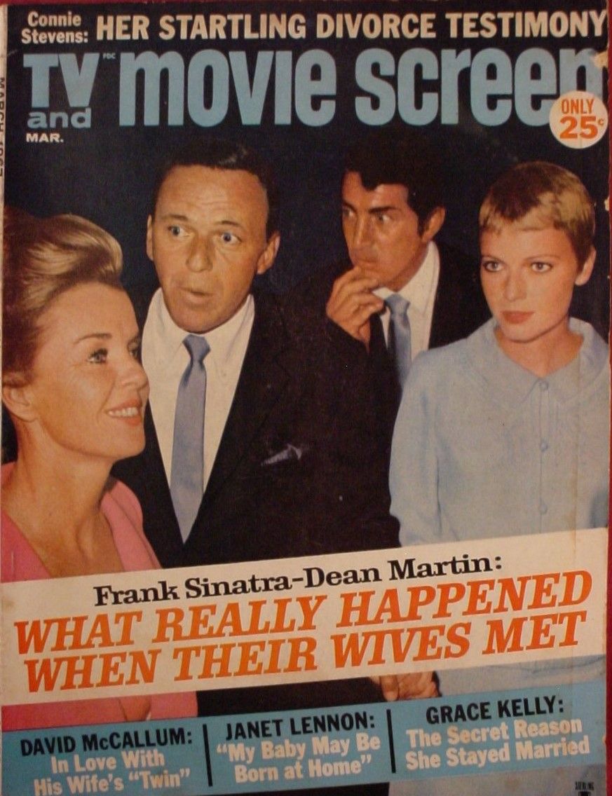 TV AND MOVIE SCREEN magazine side cover  March 1967