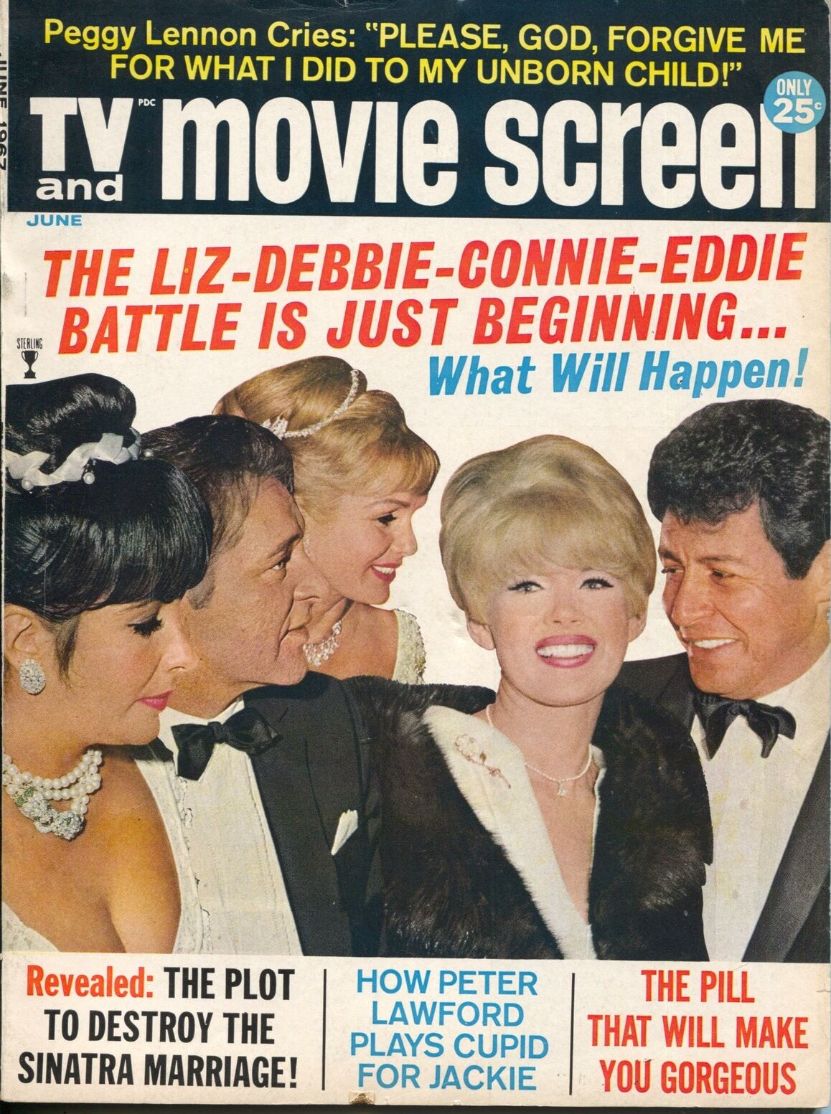TV AND MOVIE SCREEN magazine side cover  June 1967