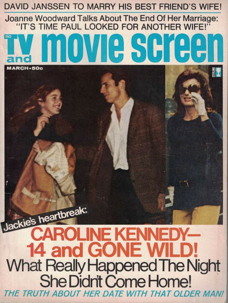 TV AND MOVIE SCREEN magazine side cover  March 1972