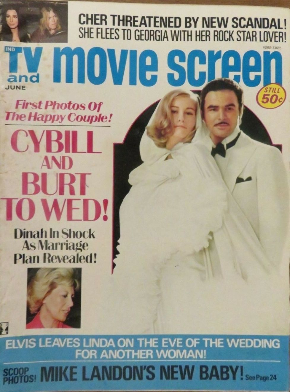 TV AND MOVIE SCREEN magazine side cover  June 1975