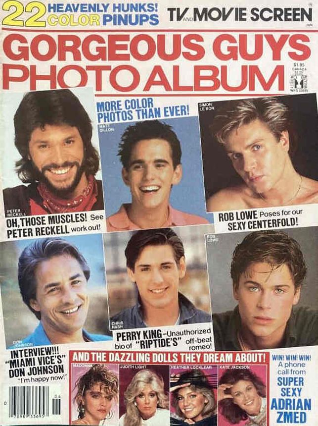 TV AND MOVIE SCREEN magazine side cover  June 1985