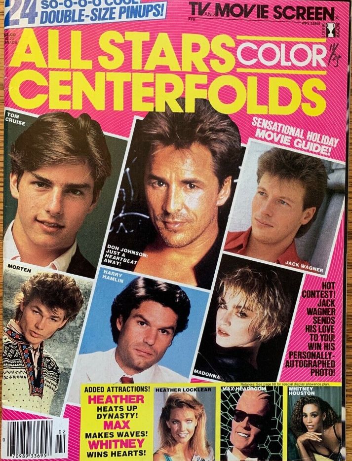 TV AND MOVIE SCREEN magazine side cover  Vol 33 No  6  February 1987