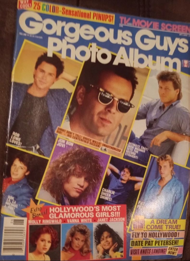 TV AND MOVIE SCREEN magazine side cover  June 1987