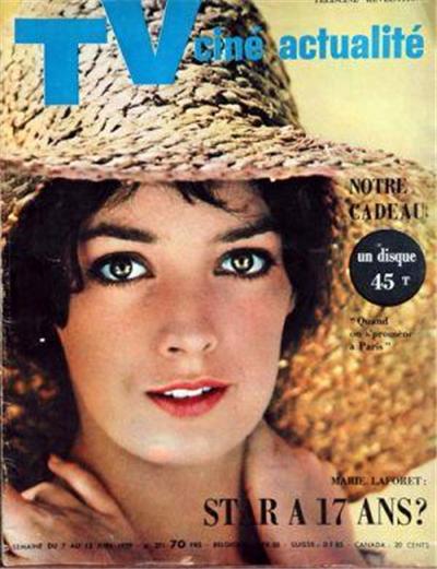 TV CINE ACTUALITE magazine side cover Issue 271 7 June 1959