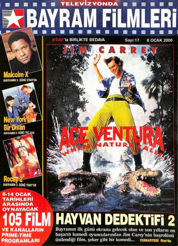 TVDE SINEMA magazine side cover Issue 17 8 January 2000