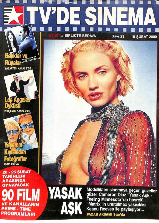TVDE SINEMA magazine side cover Issue 23 19 February 2000