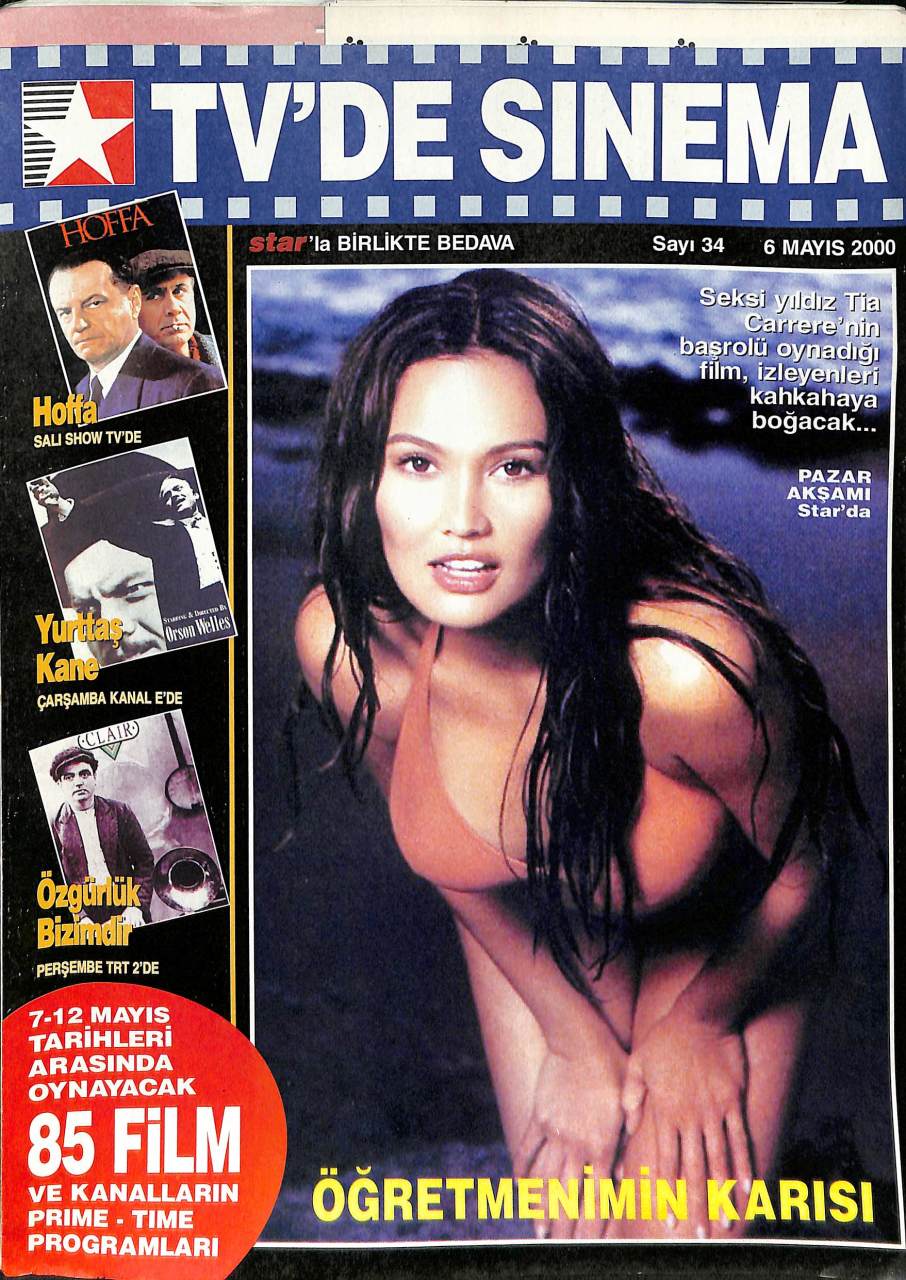 TVDE SINEMA magazine side cover Issue 34 9 May 2000