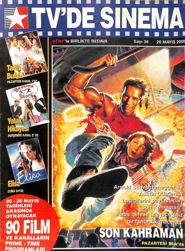 TVDE SINEMA magazine side cover Issue 36 20 May 2000