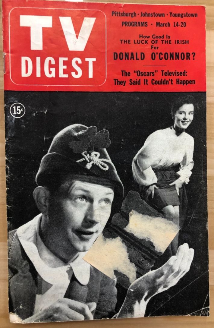 TV DIGEST magazine side cover 14 March 1953