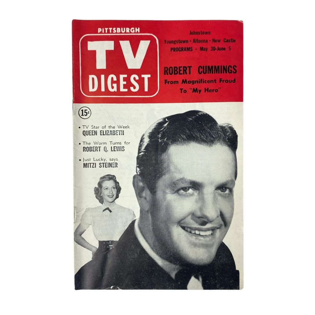 TV DIGEST magazine side cover 30 May 1953