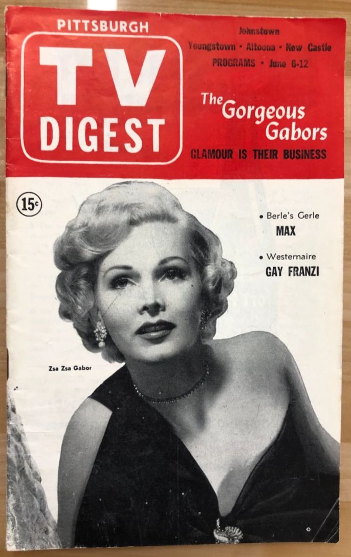 TV DIGEST magazine side cover 6 June 1953