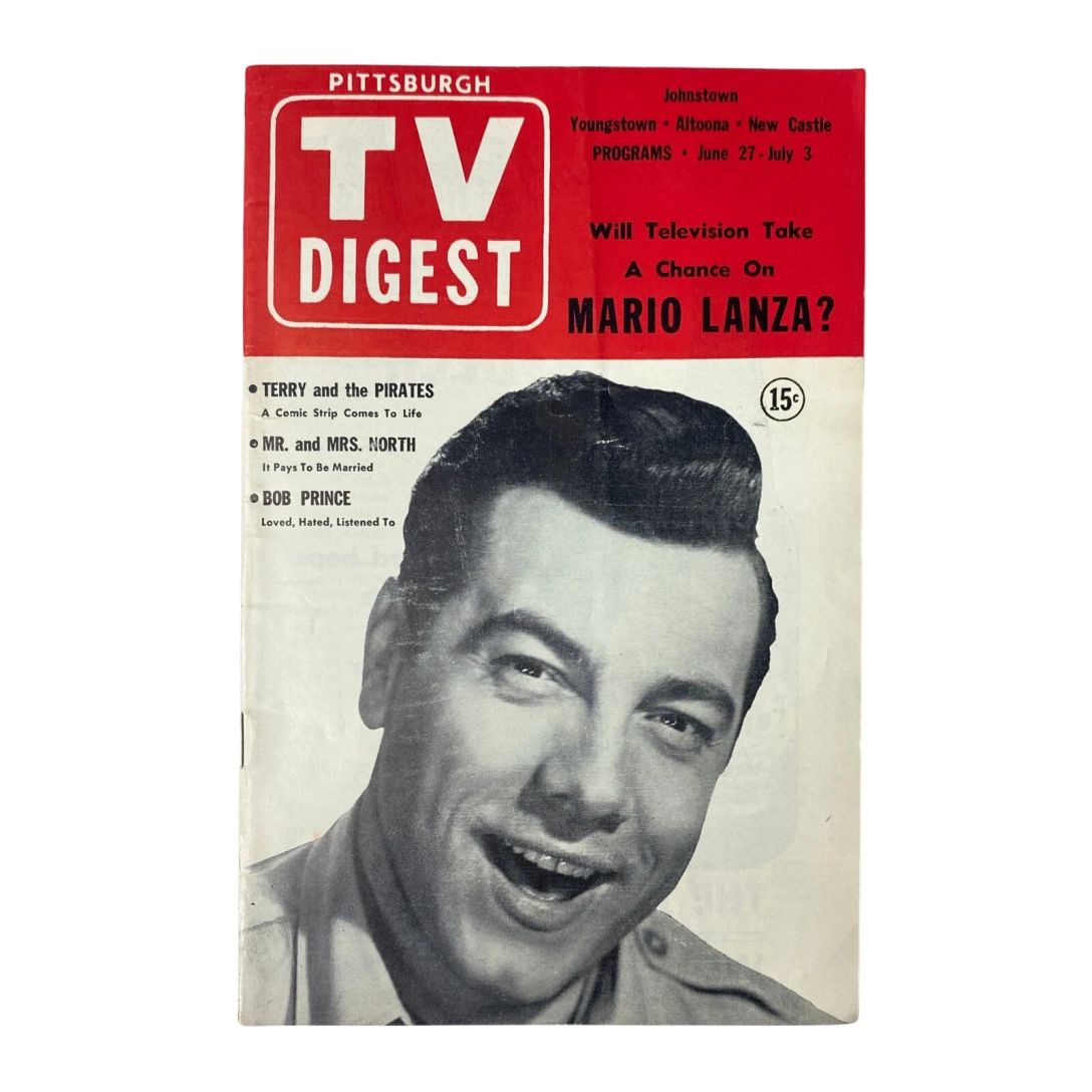 TV DIGEST magazine side cover 27 June 1953