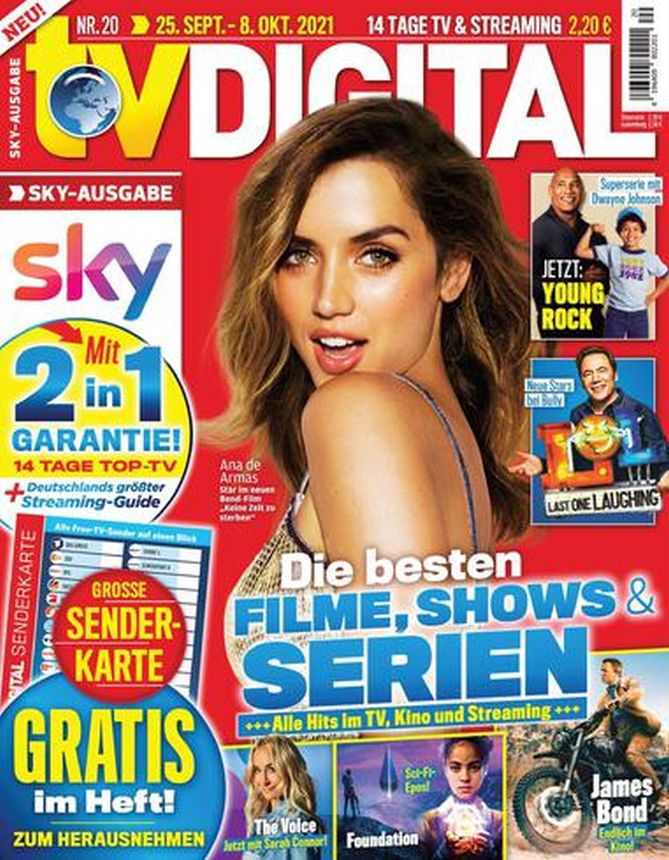 TV DIGITAL magazine side cover Issue 20 25 September 2021