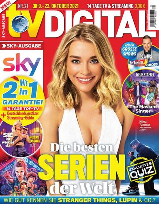 TV DIGITAL magazine side cover Issue 21 9 October 2021