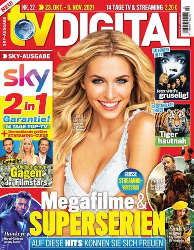 TV DIGITAL magazine side cover Issue 22 23 October 2021