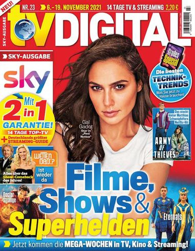 TV DIGITAL magazine side cover Issue 23 6 November 2021